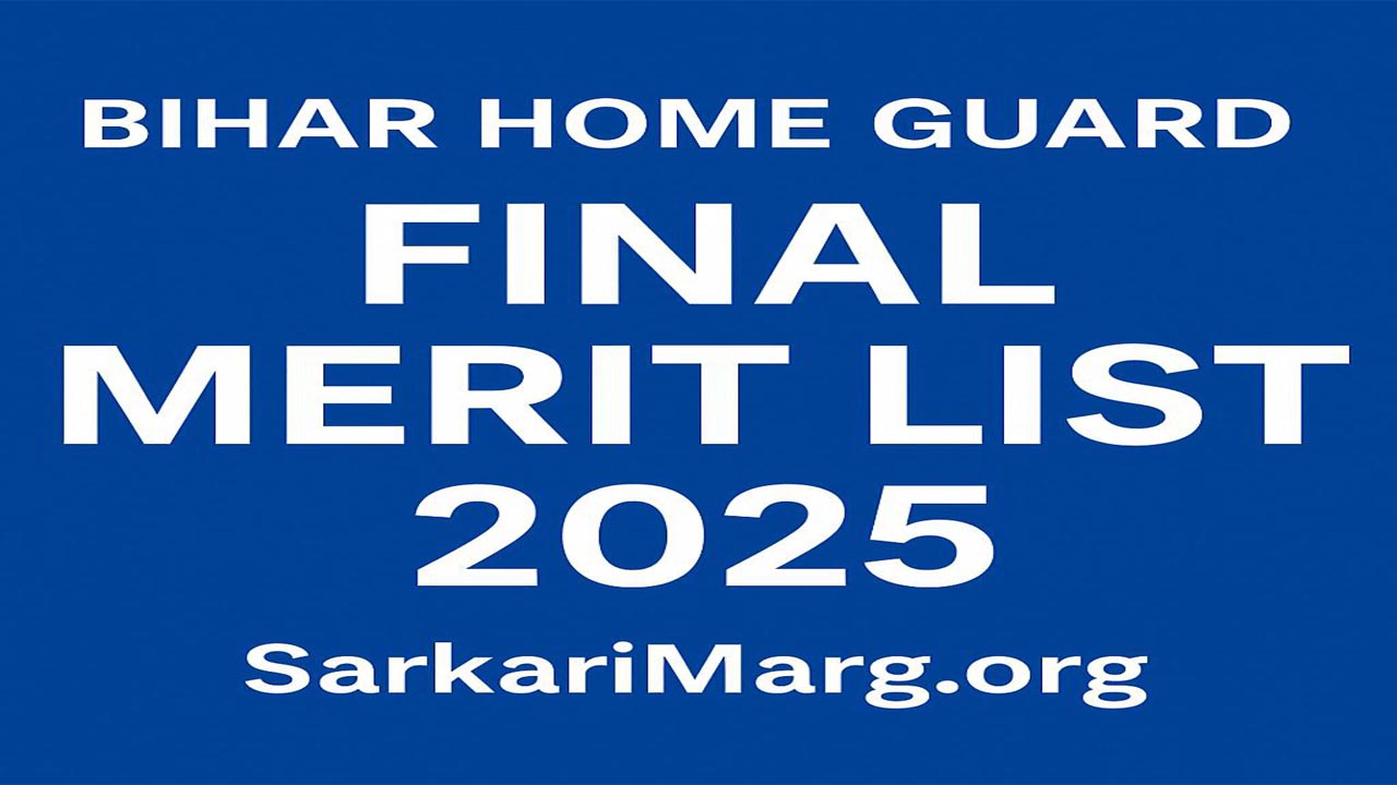 Bihar Home Guard Final Merit List 2025