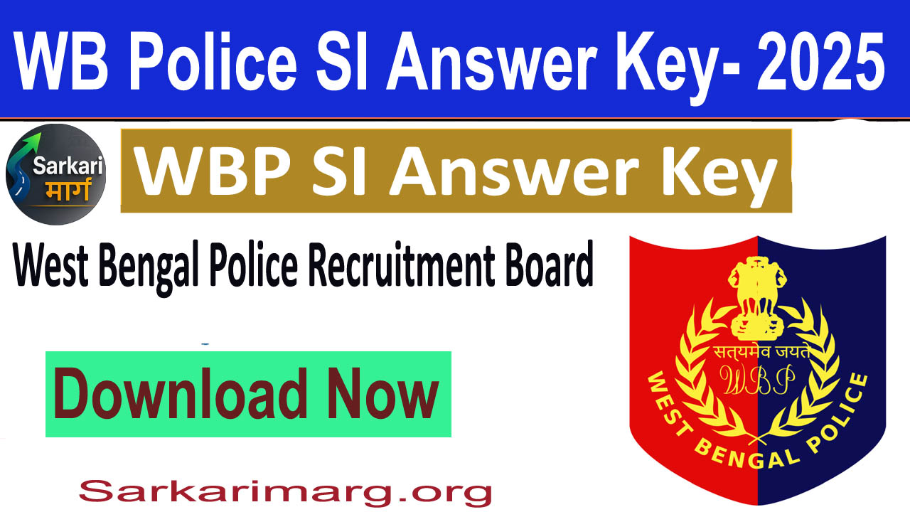 WB Police SI Answer Key
