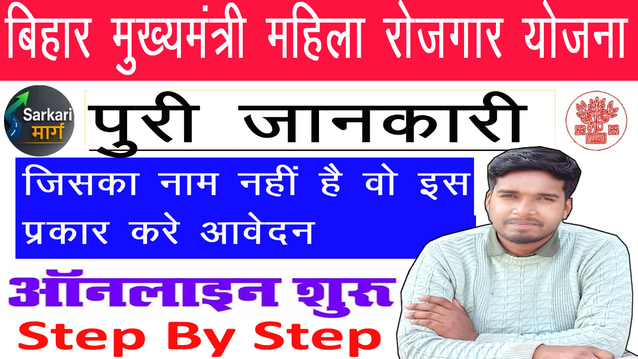 Bihar Mukhyamantri Mahila Rojgar Yojana 2025